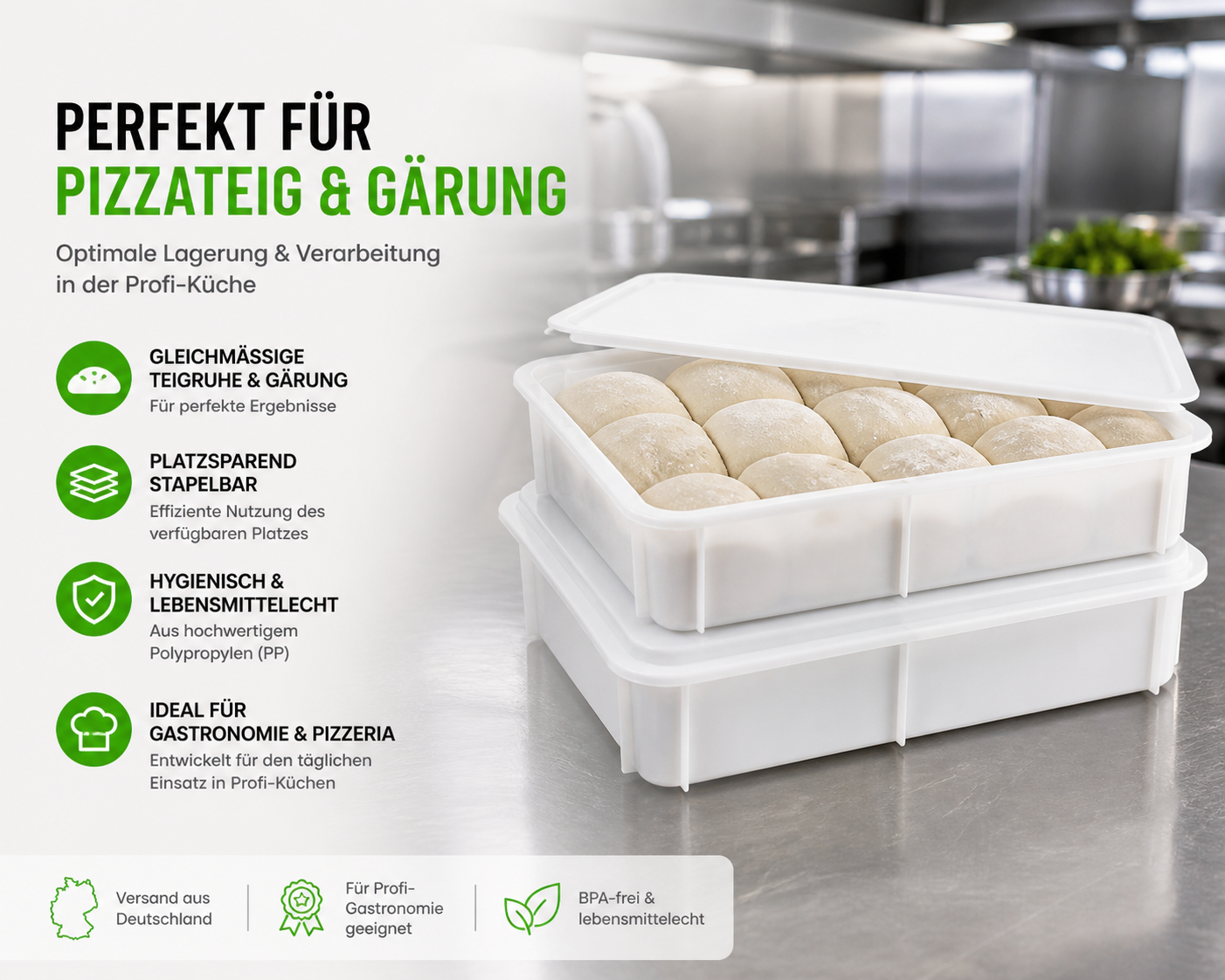 Pizzateigbehälter – SU Gastro