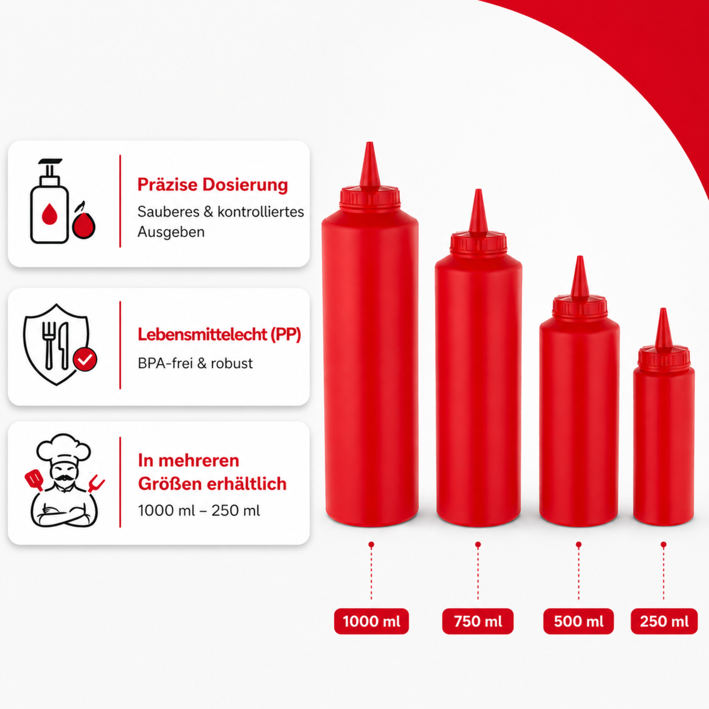 Saucenflasche/Quetschflasche
