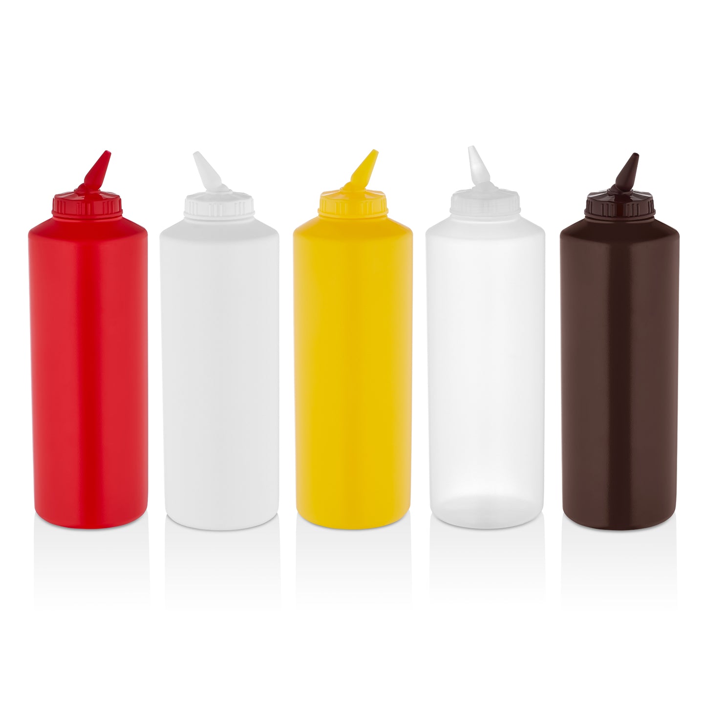 Saucenflasche rotierbare Spitze
