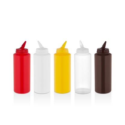 Saucenflasche rotierbare Spitze