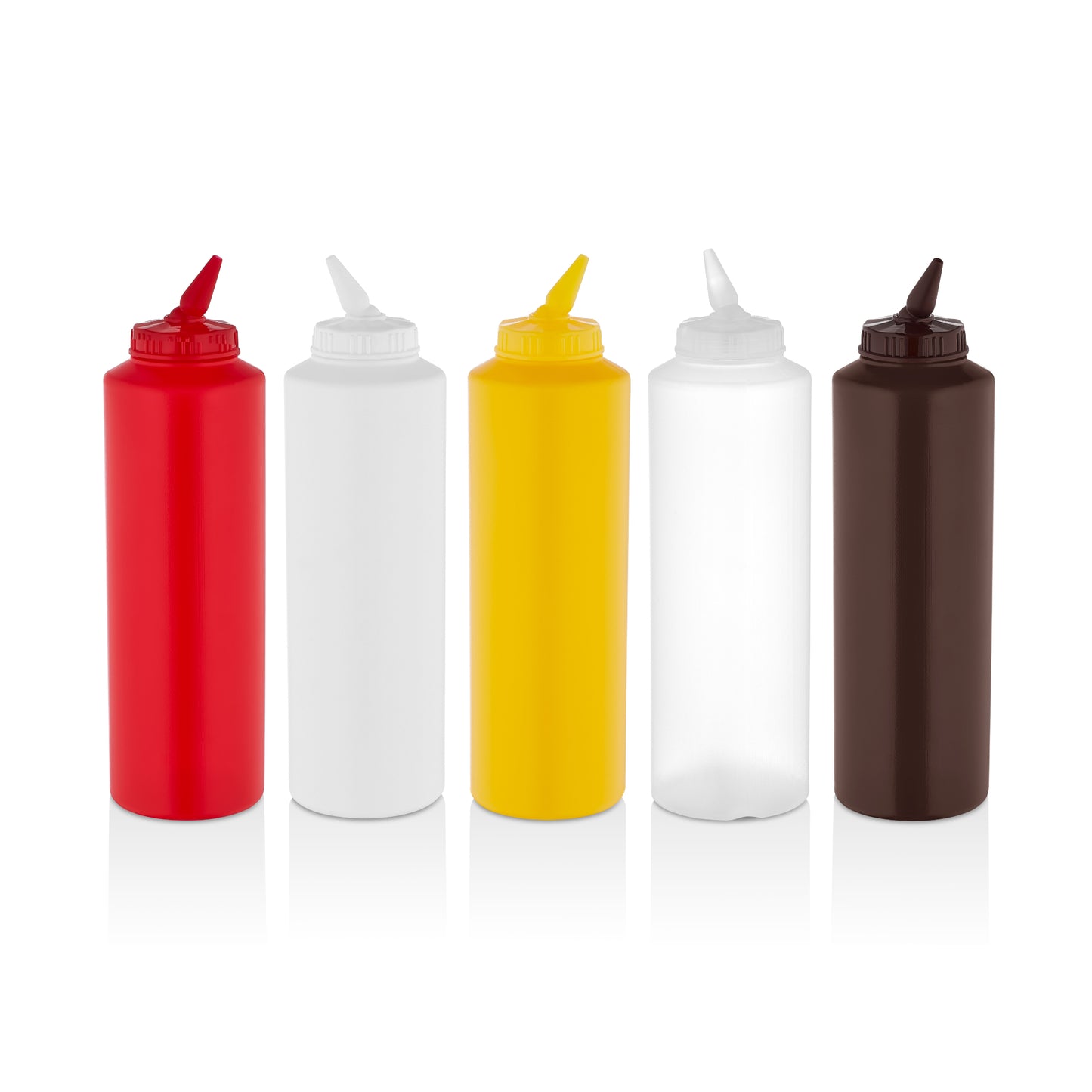 Saucenflasche rotierbare Spitze