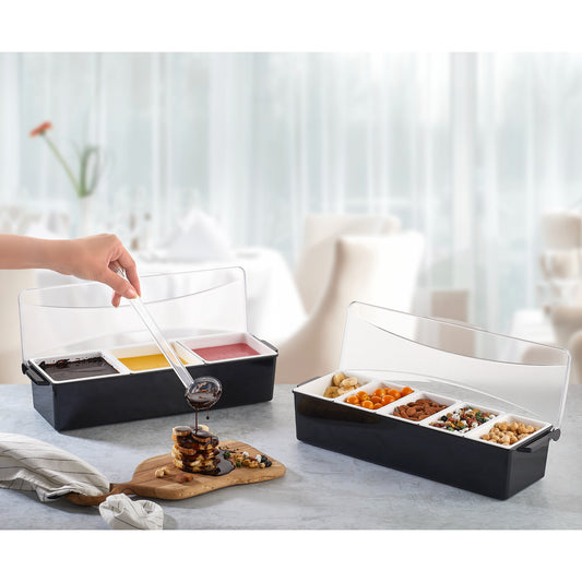 Garniercenter / Zutatenbehälter / 3-6 Fächer